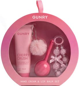 Gunry Cherry Hand Cream & Lip Balm Set