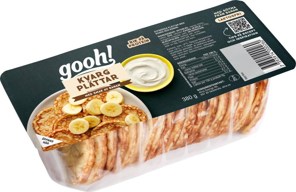Gooh Kvargplättar Banan
