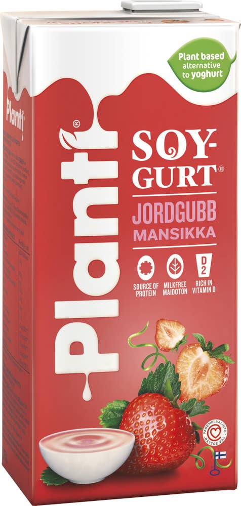 Planti Soygurt Jordgubb 2%