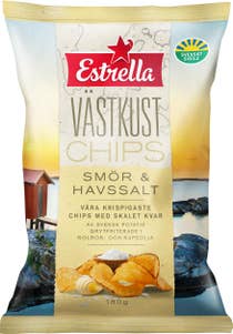 Estrella Västkustchips Smör & Havssalt