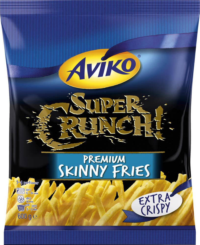Aviko Pommes Frites Tunna Super Crunch Fryst