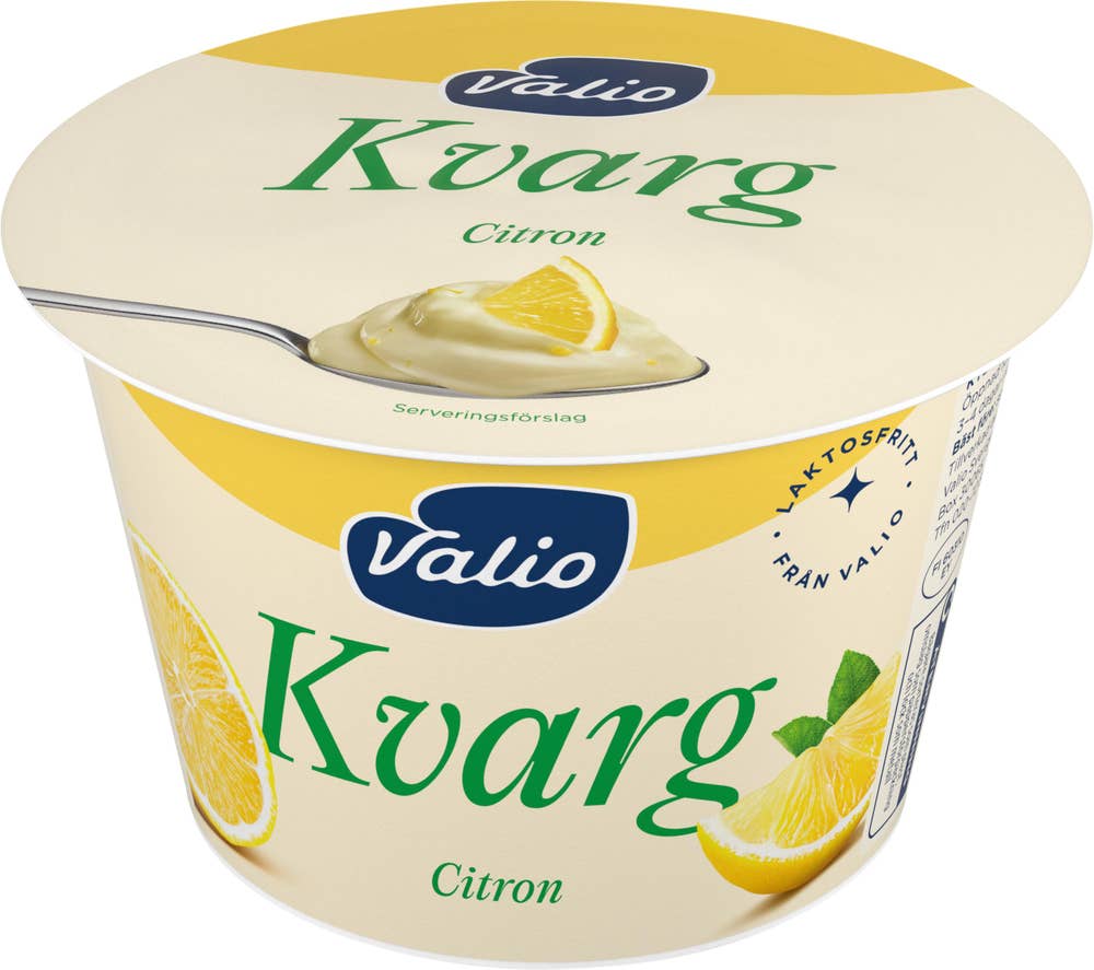 Valio Kvarg Citron Laktosfri 7%
