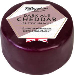 Falbygdens® Rekommenderar Cheddar Dark Ale Lagrad Hårdost 33%