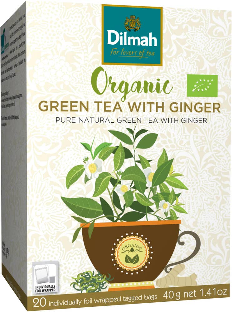 Green Tea with Ginger EKO