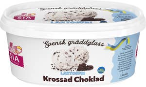 SIA Glass Gräddglass Chokladkross Laktosfri