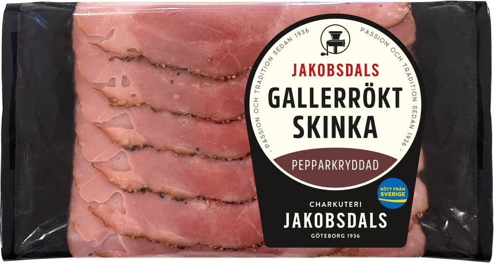 Jakobsdals Gallerrökt Skinka Pepparkryddad