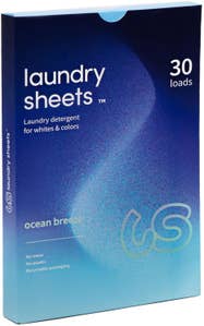 Laundry Sheets Tvättmedelsark Ocean Breeze