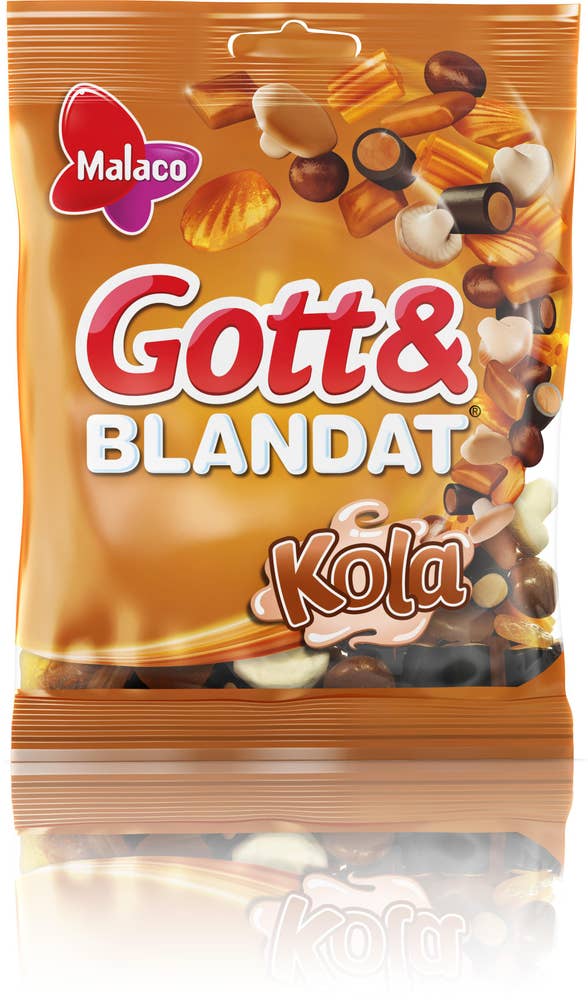 Ej sorterad Gott & Blandat Kola Malaco