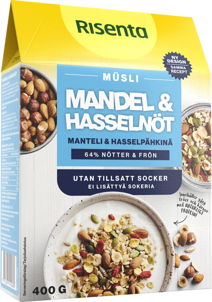Risenta Müsli Mandel & Hasselnöt Risenta