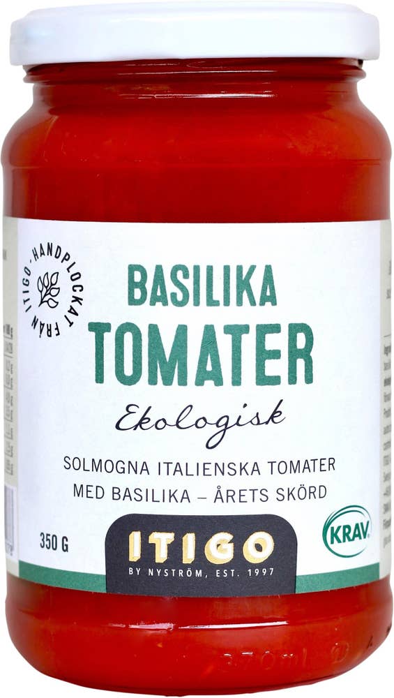 Itigo Tomatsås Basilika EKO/KRAV
