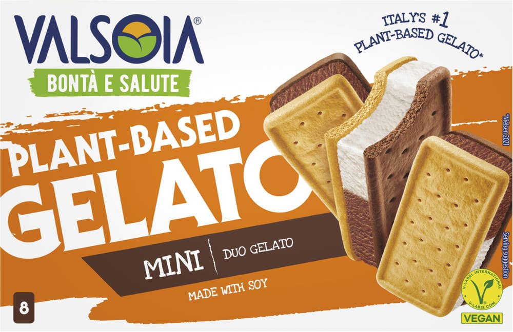 Valsoia Sandwich Glass Vegansk