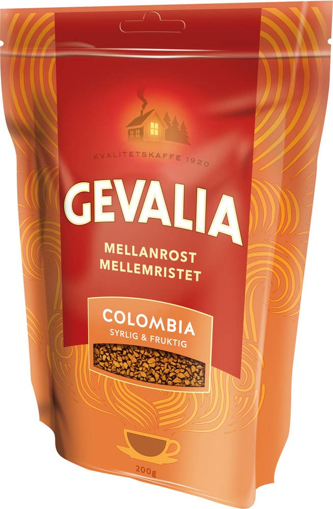 Gevalia Snabbkaffe Colombia Instant 200g Gevalia