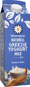 Skånemejerier Grekisk Yoghurt Mild 6%