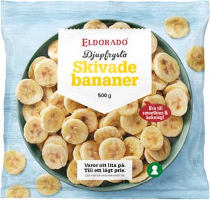 Eldorado Skivade Bananer Fryst