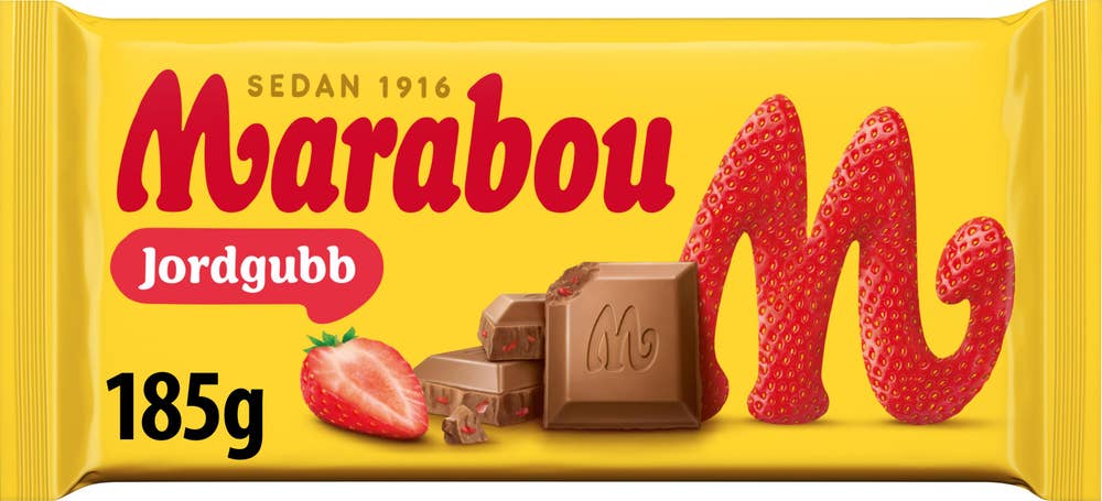 Marabou Chokladkaka Jordgubb