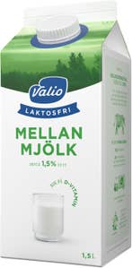 Valio Mellanmjölk Laktosfri 1,5%