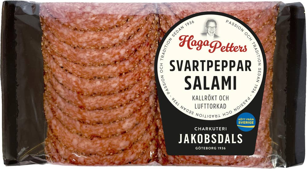 Jakobsdals Haga-Petters Svartpepparsalami