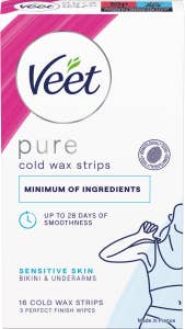 Veet Vaxremsor Pure Känslig Hud