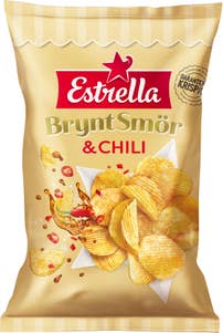 Estrella Chips Brynt Smör & Chili