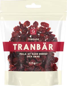 Garant Tranbär Torkade