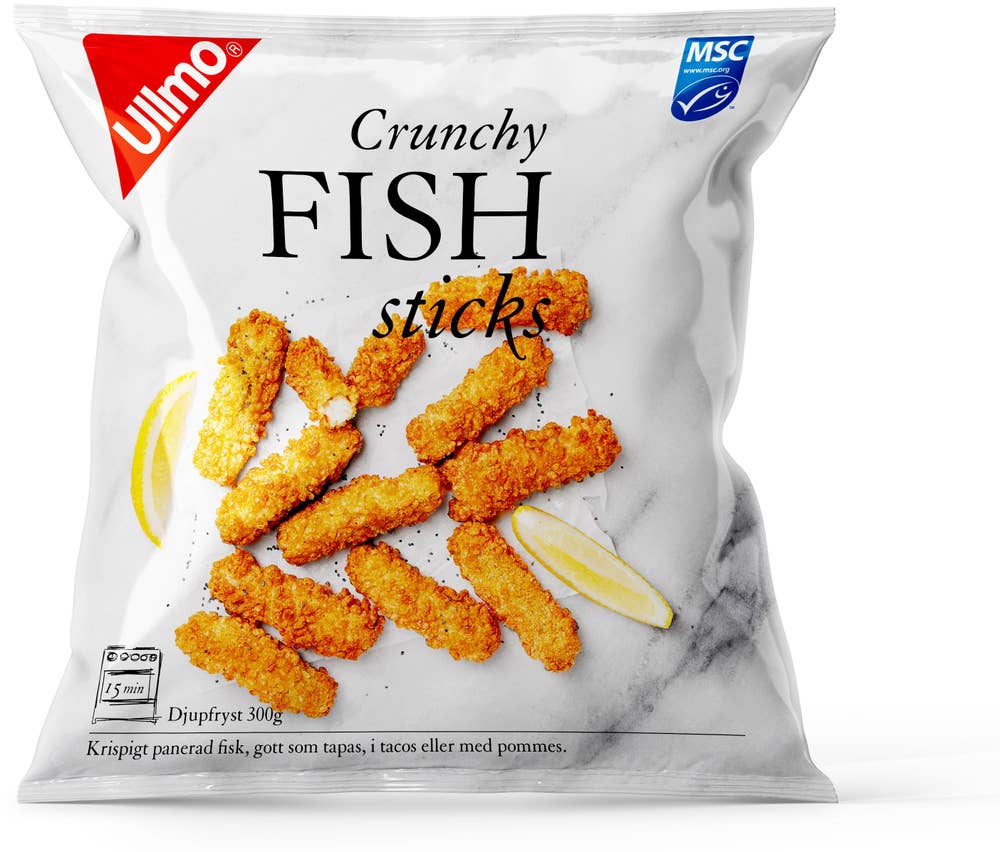 Ullmo Crunchy Fishsticks MSC Fryst