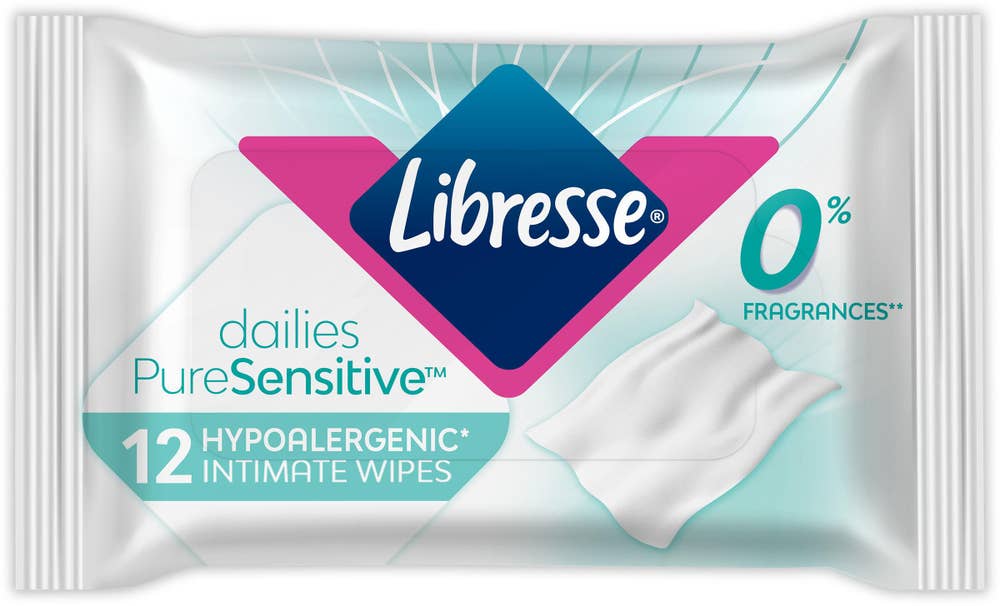Intimservetter Pure Sensitive Oparfymerade