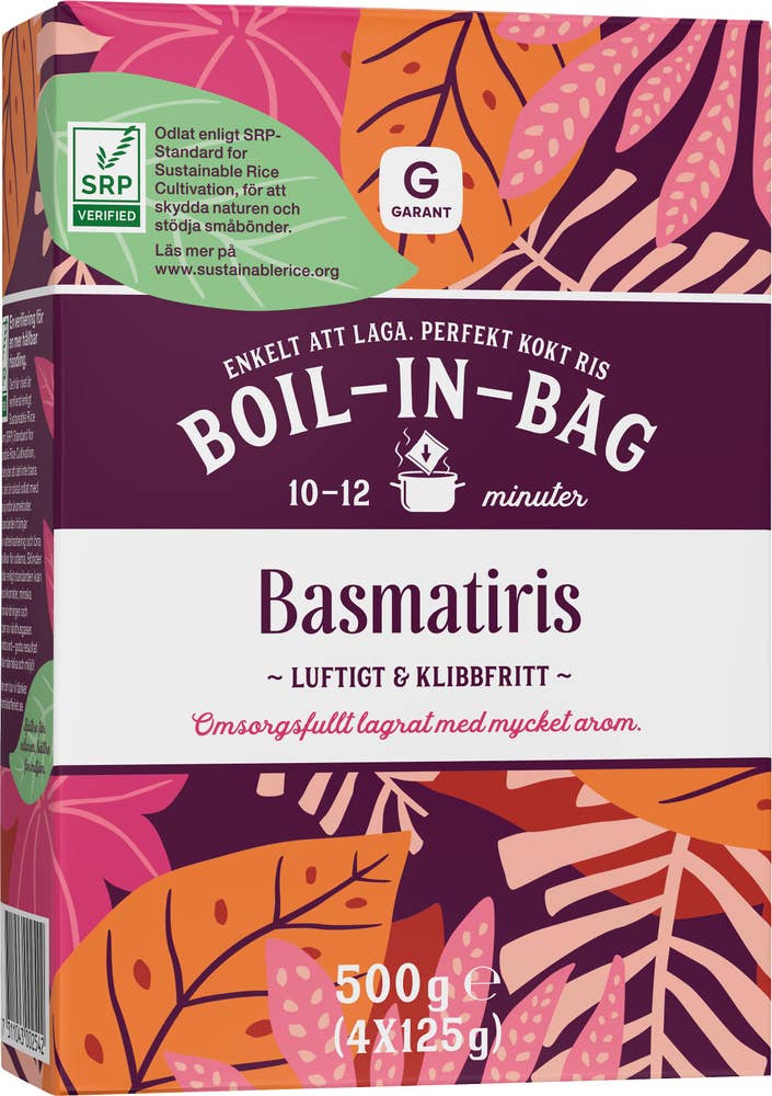 Garant Ris Basmati Boil-in-Bag 4x125g