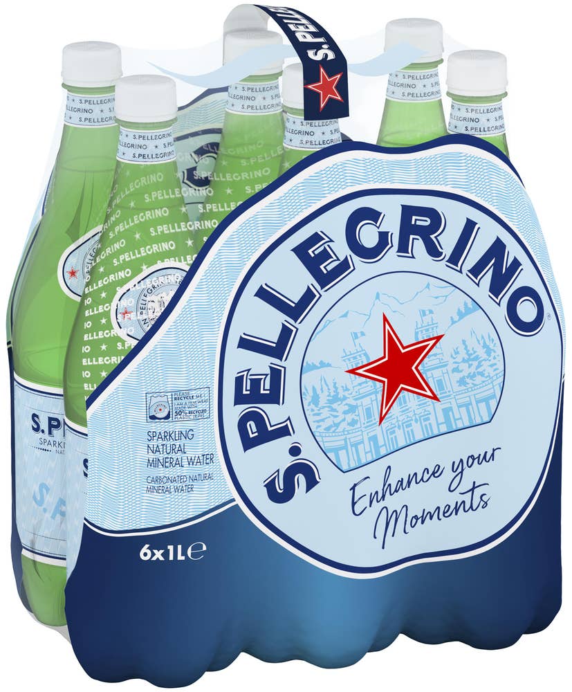 San Pellegrino Mineralvatten 6x1L