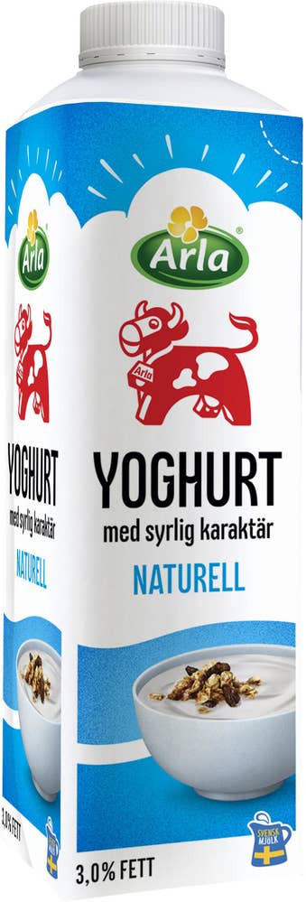 Yoghurt 3% Naturell