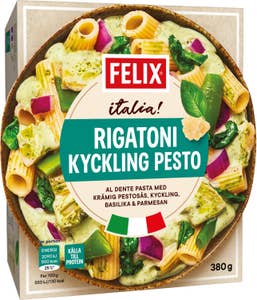 Felix Rigatoni Kyckling & Pesto Fryst