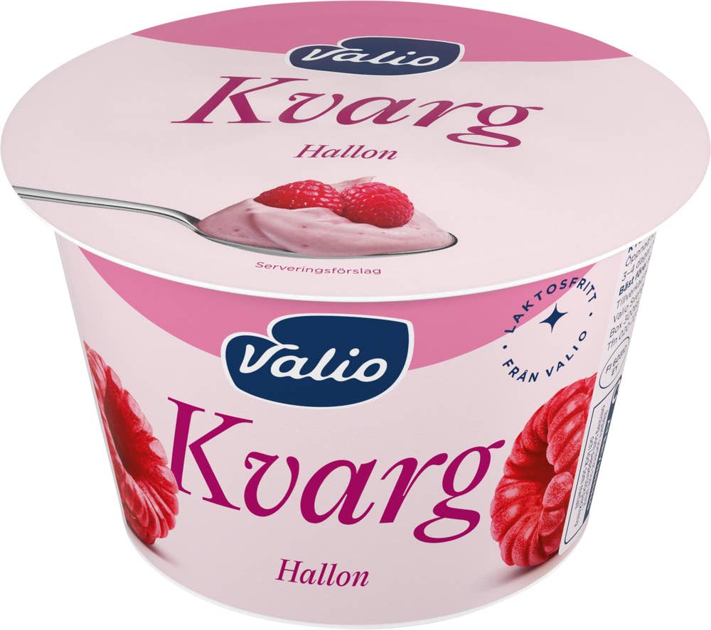 Valio Kvarg Hallon Laktosfri 7%