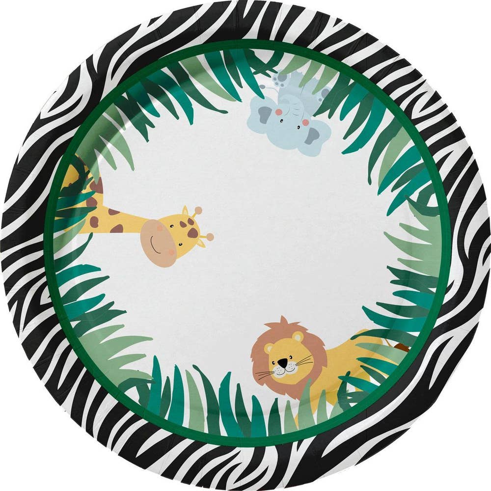 Papperstallrik Safari Kids 22cm
