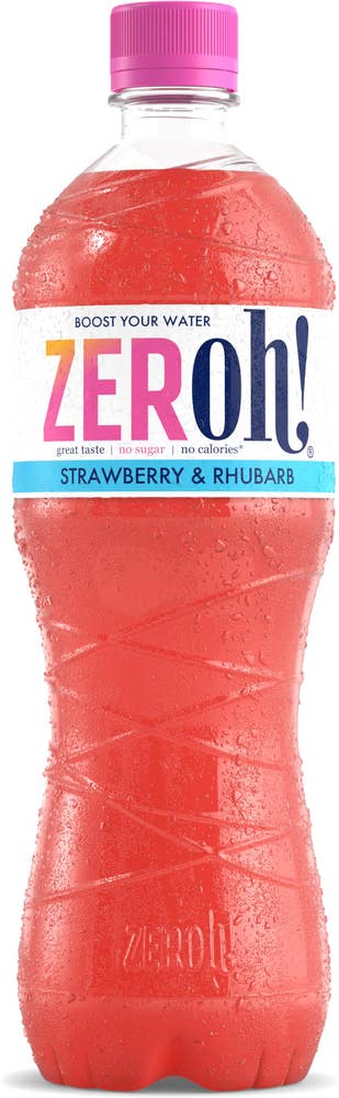 Zeroh! Saft Jordgubb & Rabarber