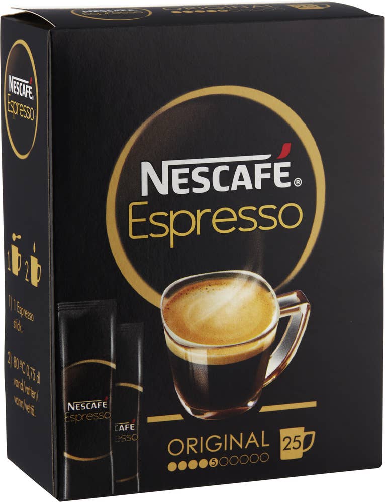 Nescafé Snabbkaffe Espresso Sticks 25x Nescafe