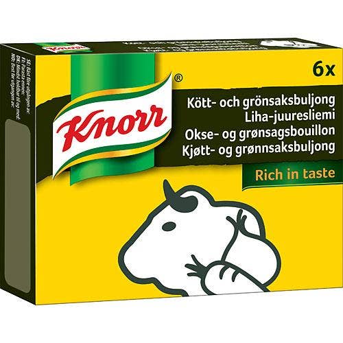 Knorr Kött & Grönsaksbuljong 6-p