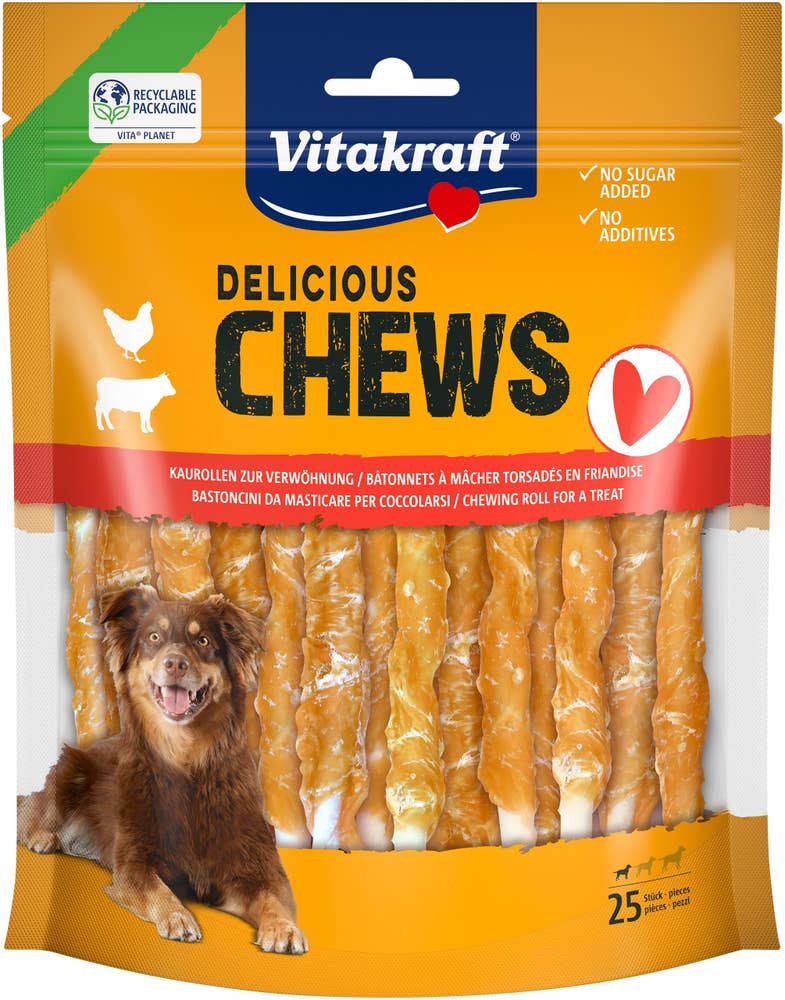 Vitakraft Tuggpinnar Kyckling Small 25-p