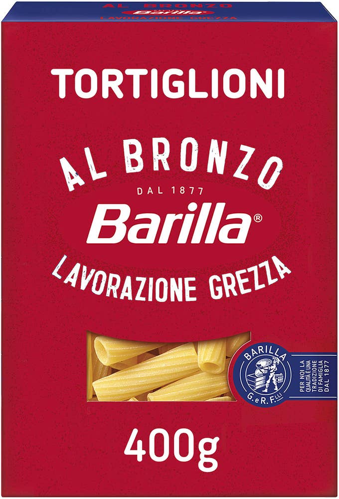 Barilla Pasta Tortiglioni Al Bronz