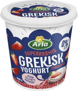 Arla® Grekisk Yoghurt Jordgubb 0%
