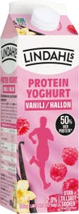 Lindahls Proteinyoghurt Vanilj & Hallon Laktosfri 2%
