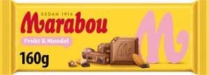 Marabou Mjölkchoklad Frukt & Mandel