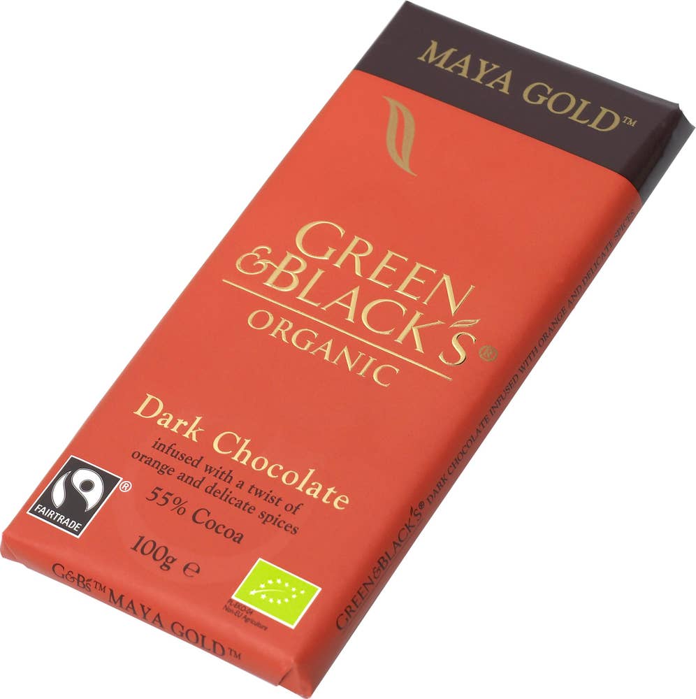 Ej sorterad Maya Gold 55% Green&Blacks