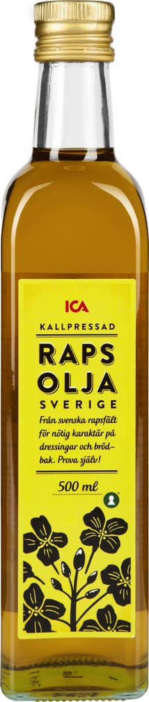 Ej sorterad Rapsolja Kallpressad Ica