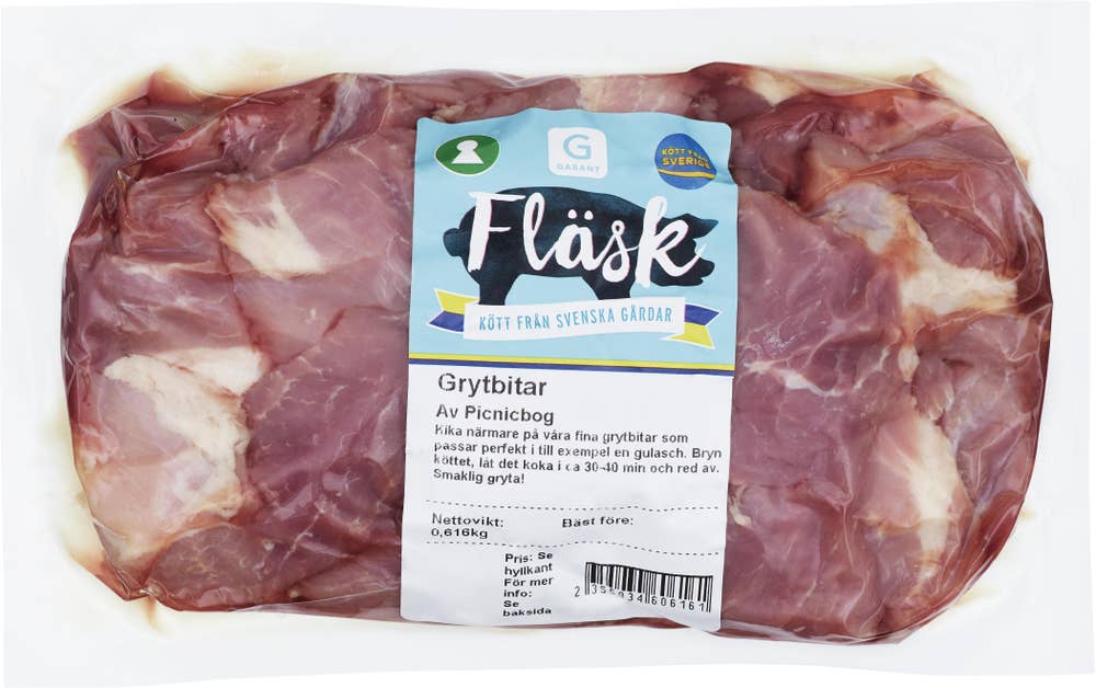 Grytbitar Fläsk