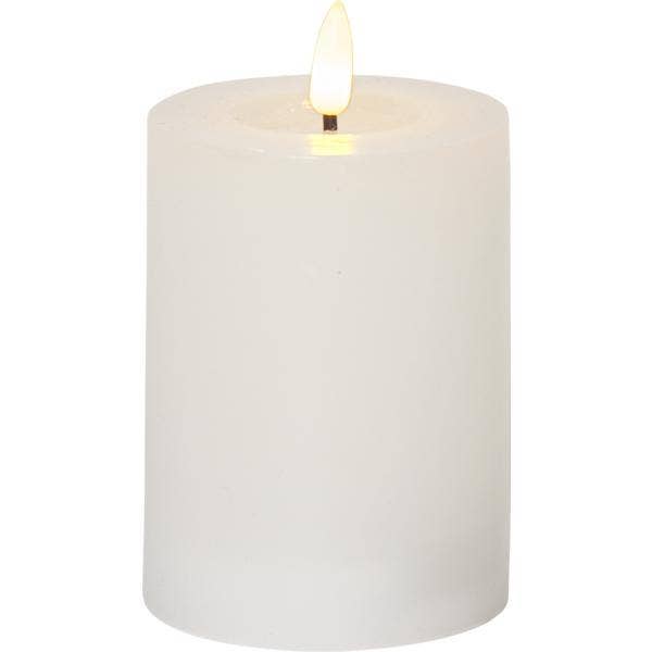 Star Trading Blockljus LED Flamme Flow Vit 12,5cm