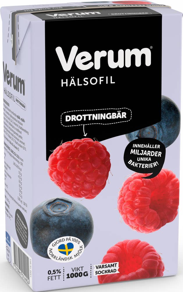 Verum Hälsofil Drottningbär 0,5% Verum