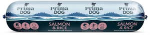 PrimaDog Våtfoder Köttkorv Lax & Ris