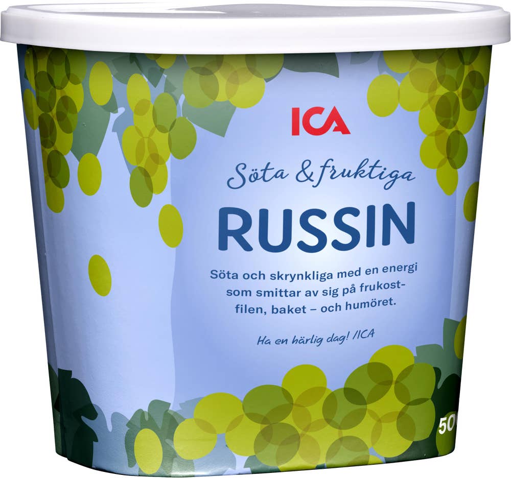 Ej sorterad Russin burk Ica