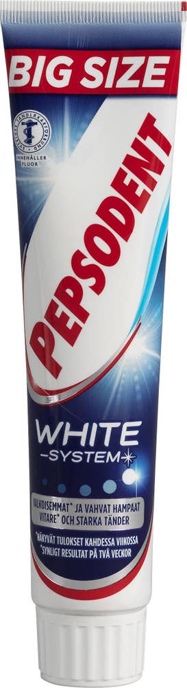 Pepsodent Tandkräm White system