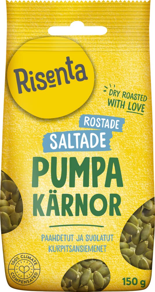 Risenta Pumpakärnor Rostade & Saltade Risenta