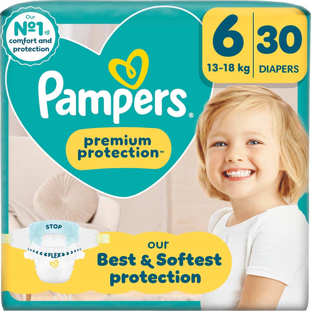 Pampers Blöja Premium Protection S6 13-18kg